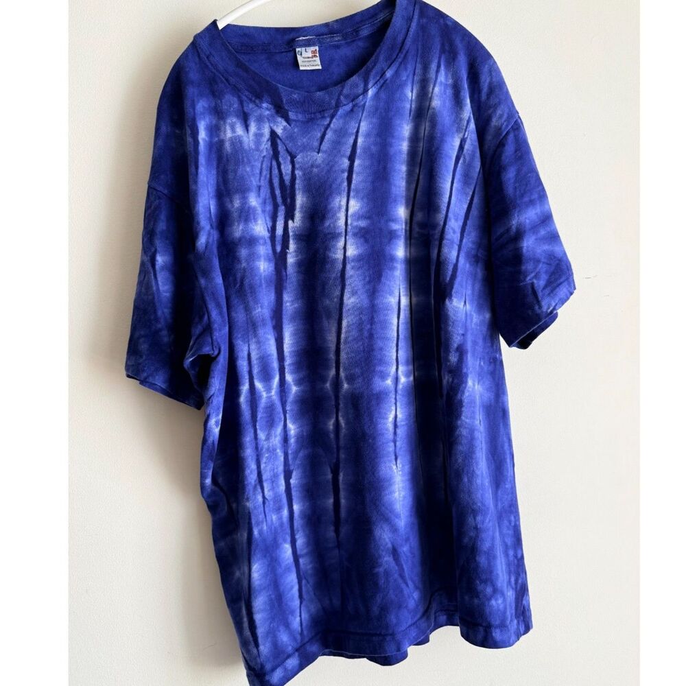 Calikind Royal Blue tie-dye t-shirt (L)